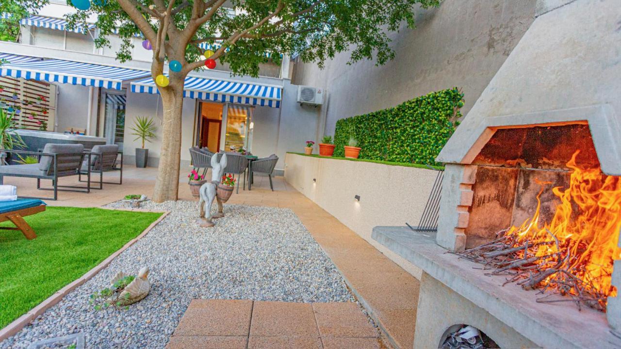 New Delux Green Garden Apartment With Hotube **** سبليت المظهر الخارجي الصورة